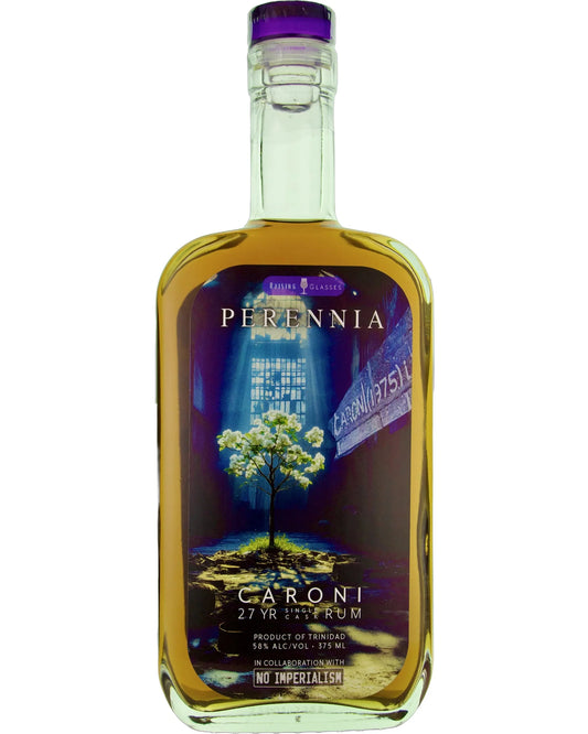 1997 Raising Glasses Perennia Caroni 27 Year Old Trinidad Single Cask Rum 375ml