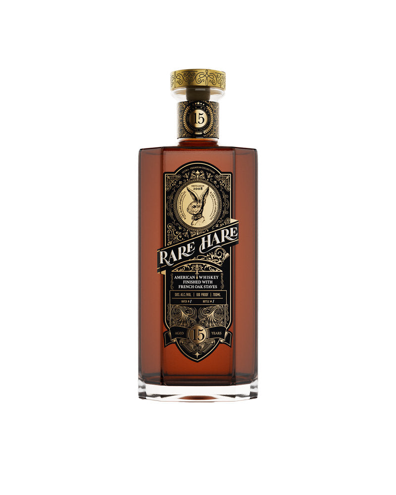 Rare Hare Finished With French Oak Staves 15 Year Old American Whiskey 700ml