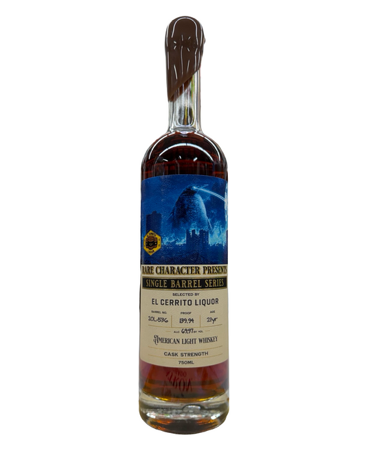 Rare Character Single Barrel Series 21 Year Old Selected by El Cerrito Liquor Store Pick Barrel 20L-536 6 | 139.94 Proof American Light Whiskey 750ml - Limit 1 (short barrel only 36 bottles)