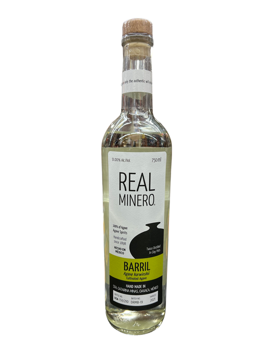 Real Minero Barril Mezcal 750ml