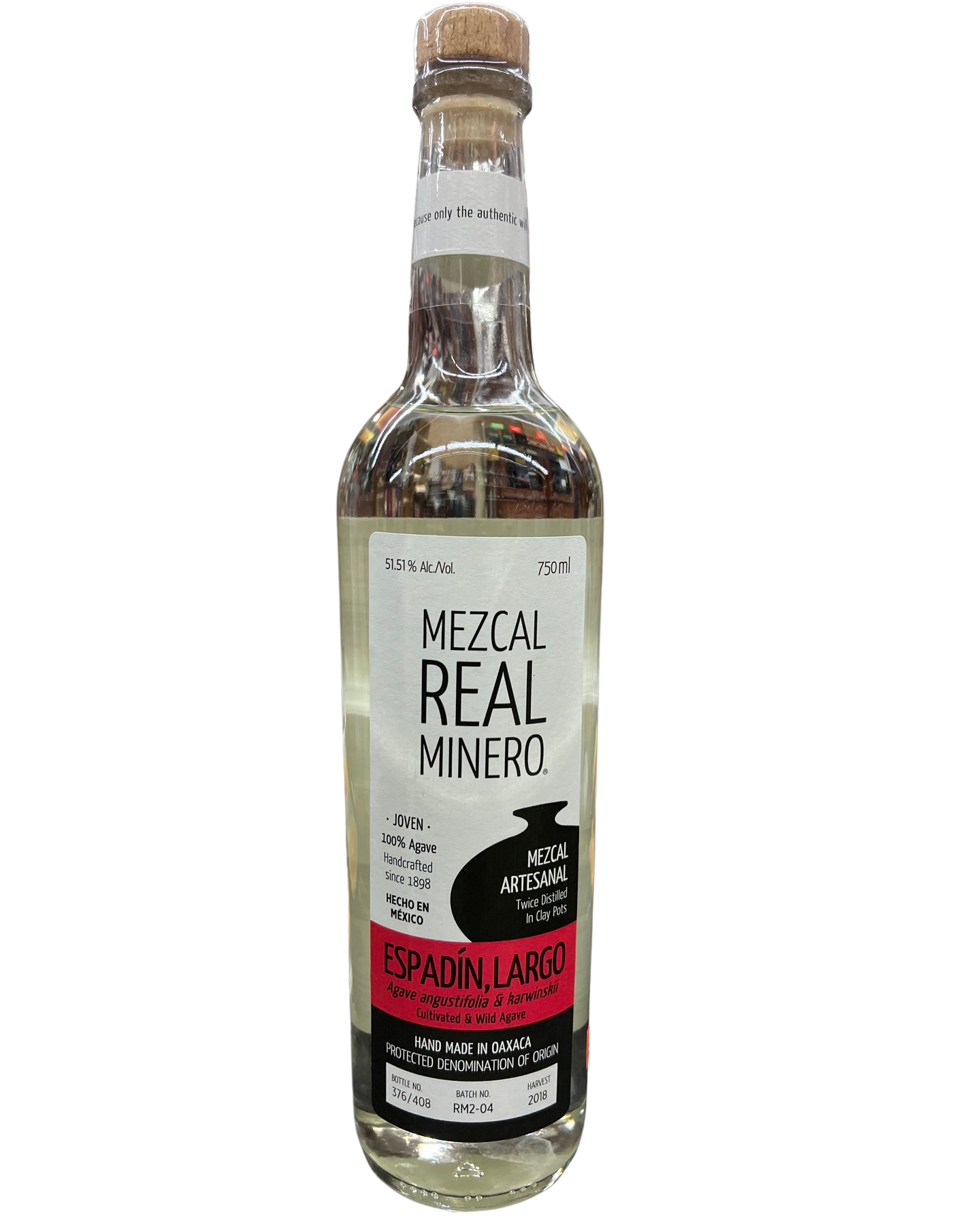 Real Minero Espadin Largo Mezcal 750ml