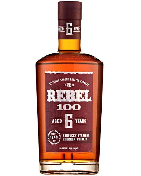Rebel 100 6 Year Old Straight Bourbon Whiskey 750ml