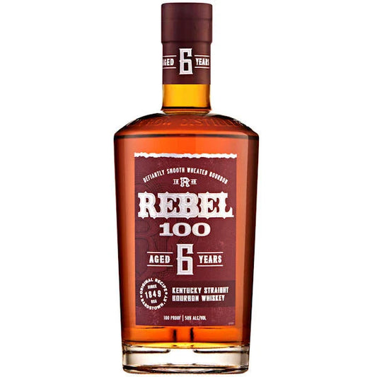 Rebel 100 6 Year Old Straight Bourbon Whiskey 750ml