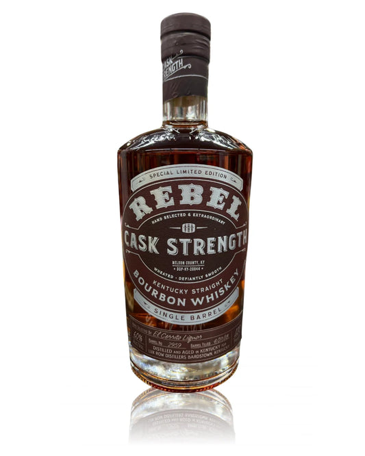 Rebel Single Barrel Cask Strength El Cerrito Liquor Store Pick Kentucky Straight Bourbon Whiskey 750ml