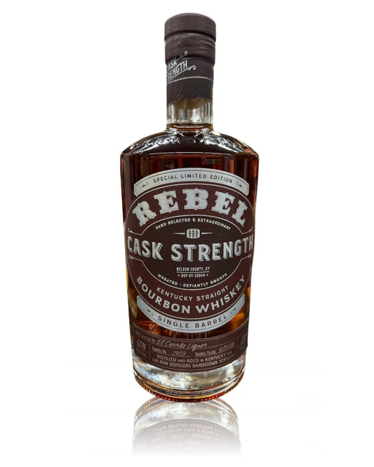 Rebel Single Barrel Cask Strength El Cerrito Liquor Store Pick Kentucky Straight Bourbon Whiskey 750ml