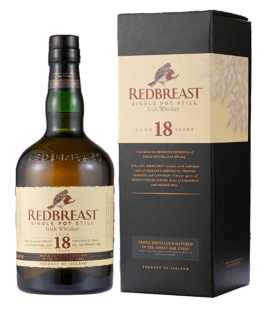 Redbreast 18 Year Old Single Pot Still Irish Whiskey