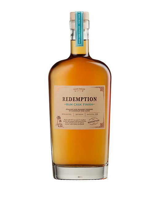 Redemption Rum Cask Finish Straight Rye Whiskey 750ml