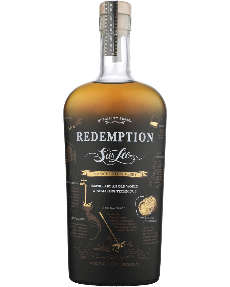 Redemption Sur Lee Straight Rye Whiskey 750ml