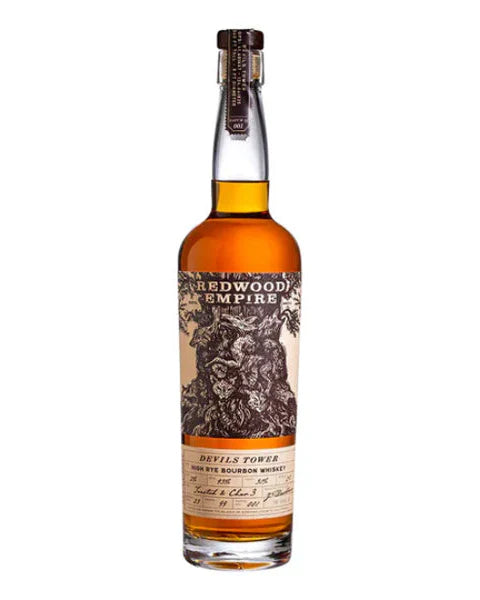 Redwood Empire Devils Tower High Rye Bourbon Whiskey 750ml