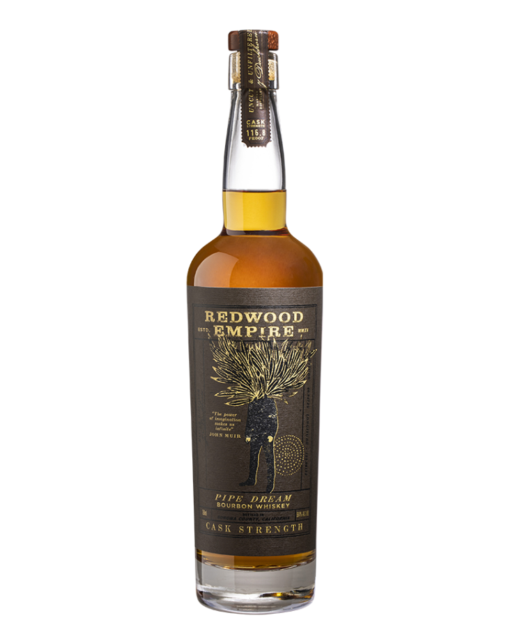 Redwood Empire Pipe Dream Cask Strength Bourbon Whiskey 750ml