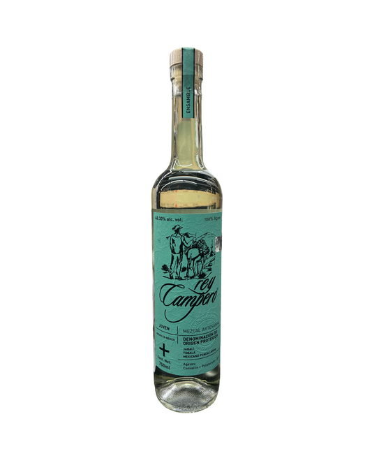 Rey Campero Mezcal Jabali Tobala Mexicano Penca Larga Joven Artesanal Mezcal 750ml