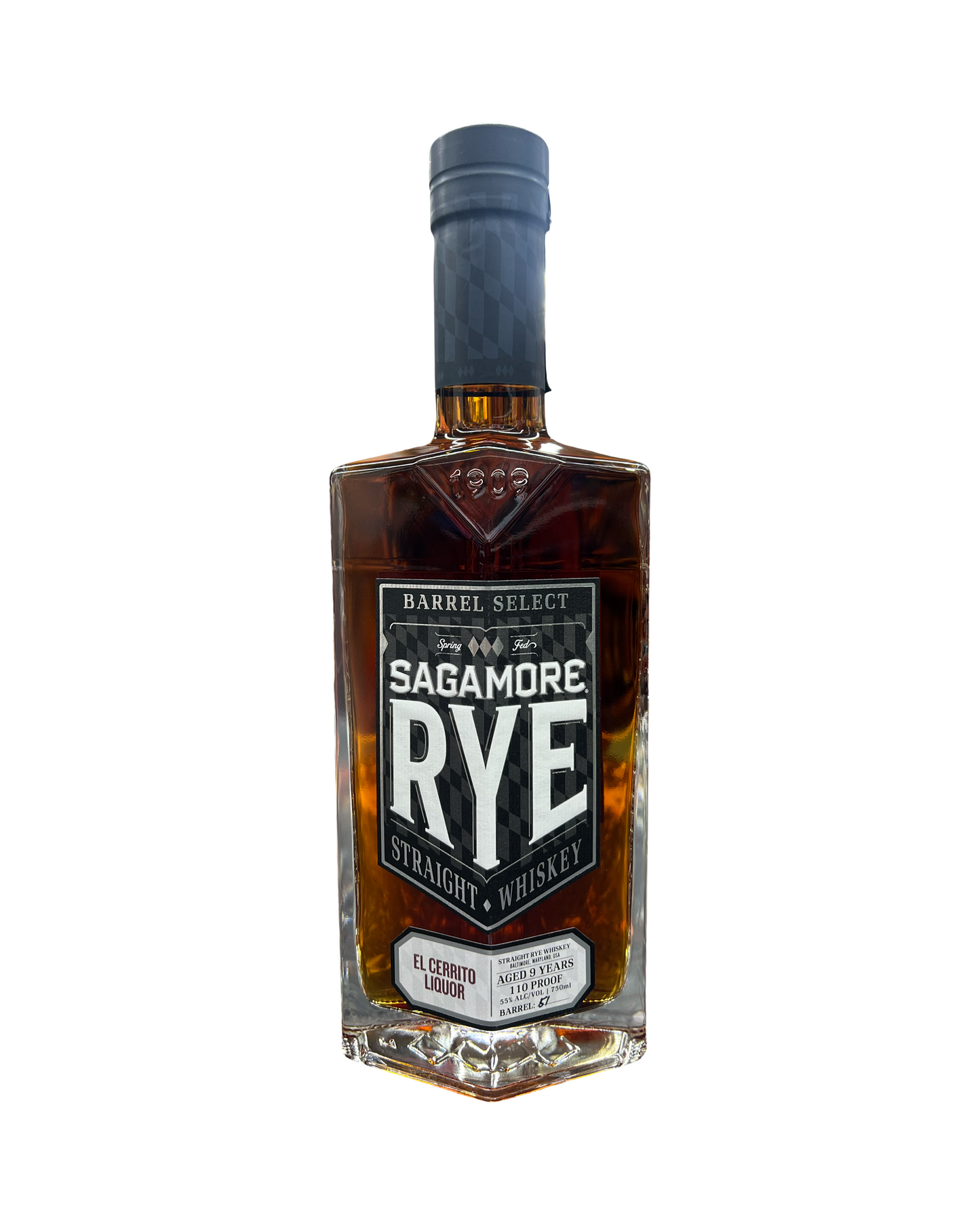 Sagamore 9 Year Old Barrel No.51 El Cerrito Liquor Store Pick Straight Rye Whiskey