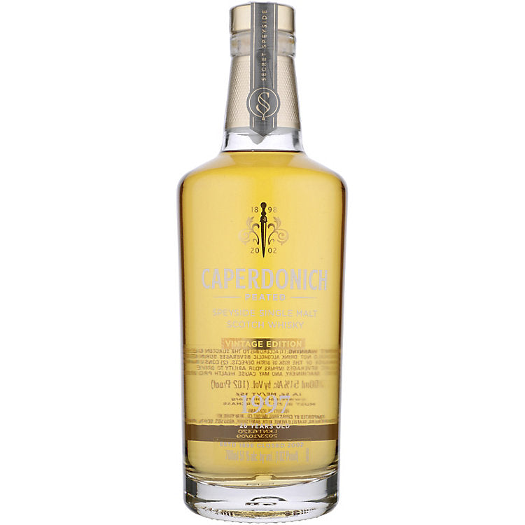 Secret Speyside Caperdonich Vintage Edition Peated 26 Year Old Single Malt Scotch Whisky 700ml