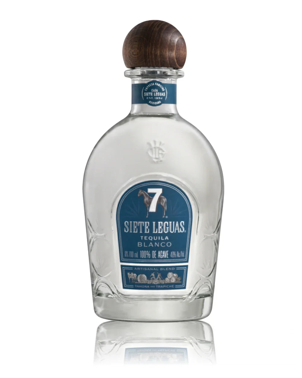 Siete 7 Leguas Blanco Tequila 750ml