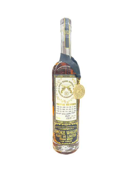 Smoke Wagon Rare and Limited Triple Sevens 7 Year Old Batch 2 Straight Bourbon Whiskey 750ml
