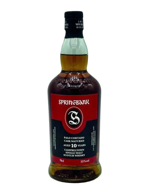 Springbank Palo Cortado Cask Matured 10 Year Old Single Malt Scotch Whisky 700ml