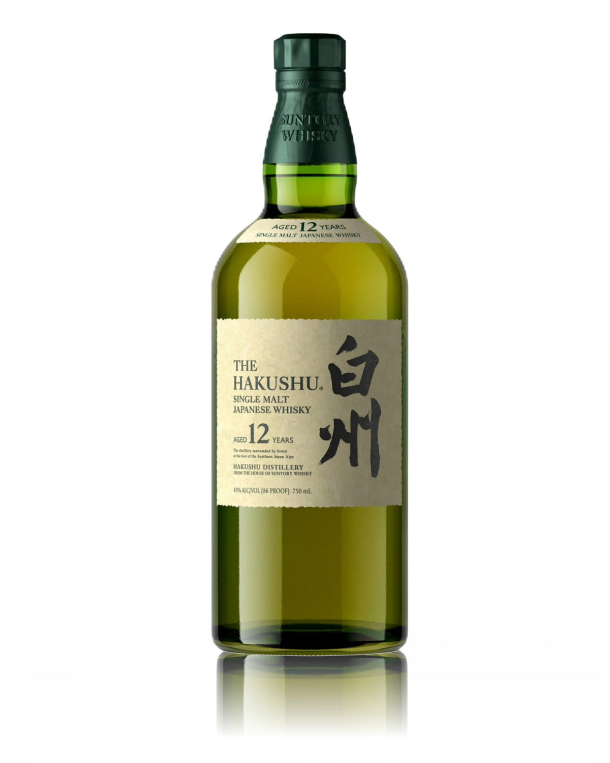 Suntory Hakushu 12 Year Old Single Malt Whisky 750ml
