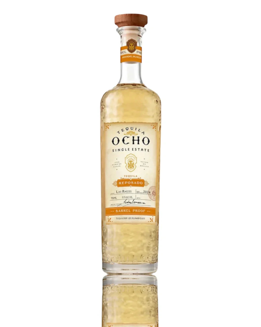 Tequila Ocho Barrel Proof Las Raices Reposado Tequila 750ml