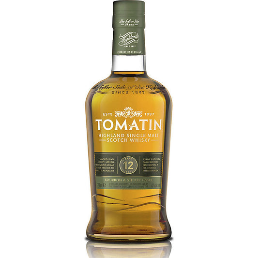 Tomatin 12 Year Old Single Malt Scotch Whisky 750ml