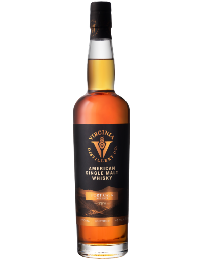 Virginia Distillery Co. VHW Port Cask Finished Virginia Highland Malt Whisky 700ml