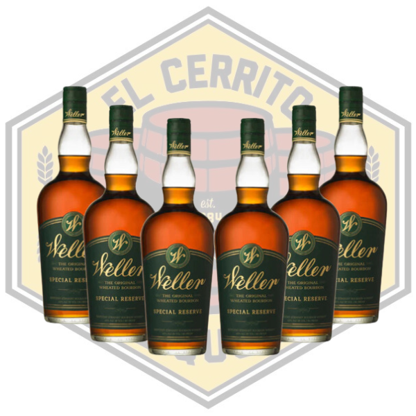 W. L. Weller Special Reserve Kentucky Straight Wheated Bourbon Whiskey 6 Bottles Bundle Pack