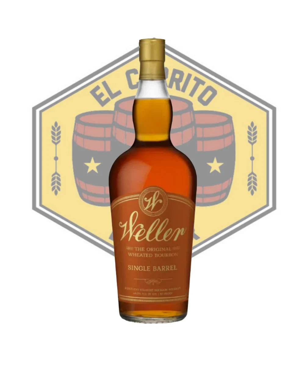 W. L. Weller Single Barrel Straight Wheated Bourbon Whiskey 750ml