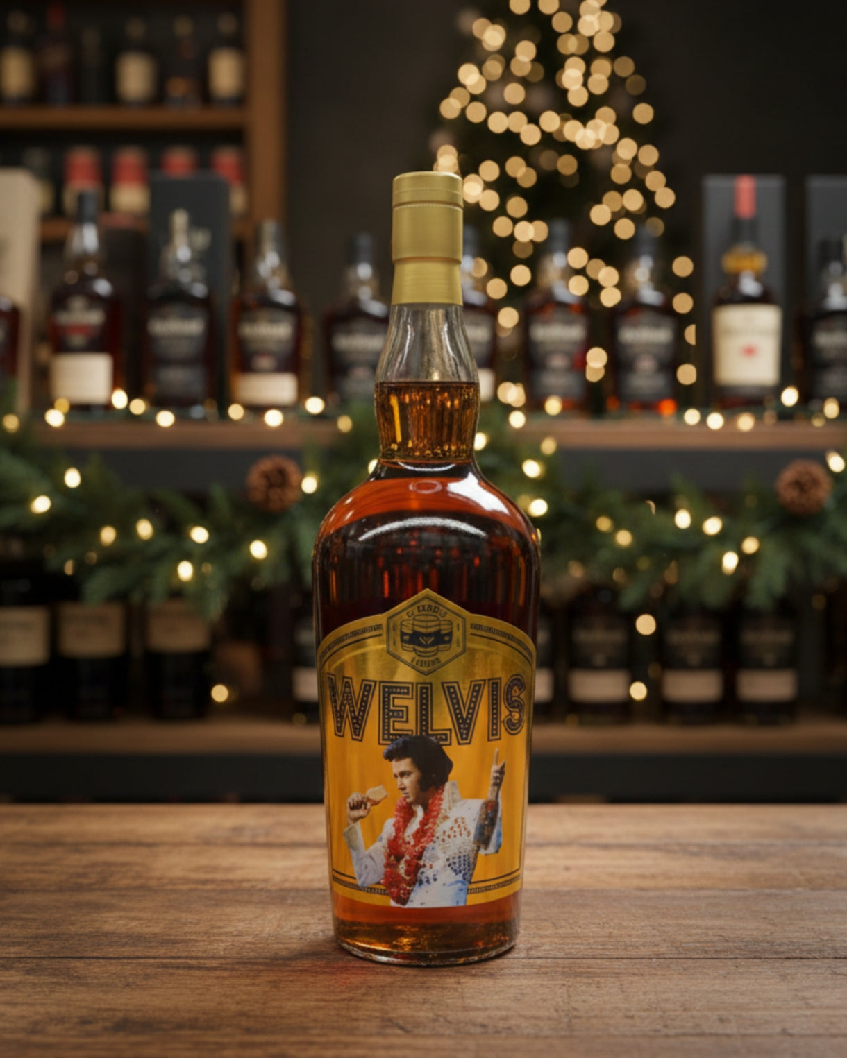 W. L. Weller Full Proof Single Barrel El Cerrito Liquor Exclusive Welvis Kentucky Straight Wheated Bourbon Whiskey 750ml