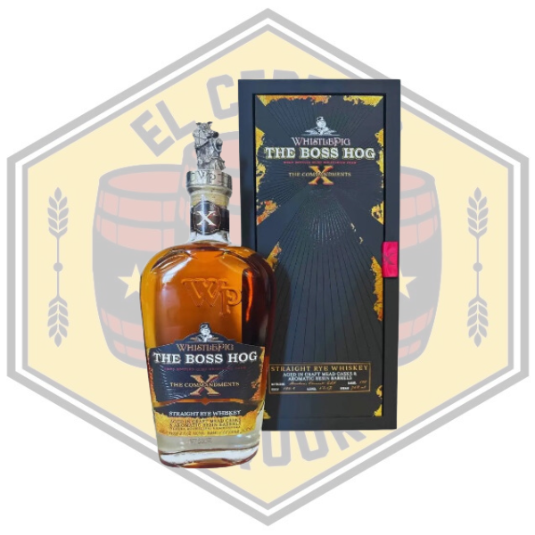WhistlePig The Boss Hog X The 10 Commandments Straight Rye Whiskey 750ml