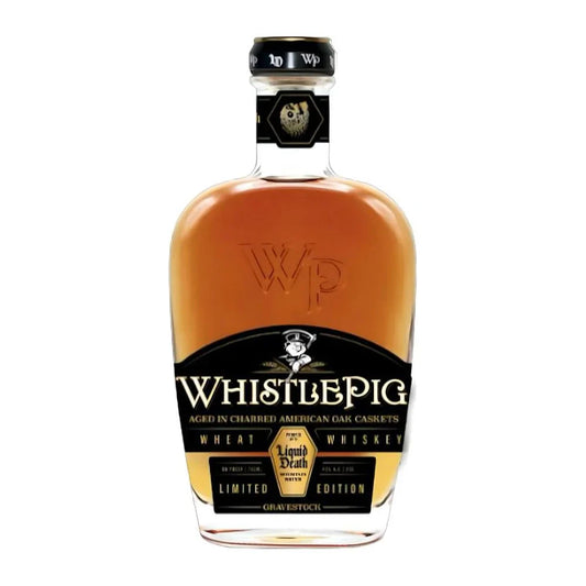 WhistlePig x Liquid Death Gravestock Limited Edition Wheat Whiskey