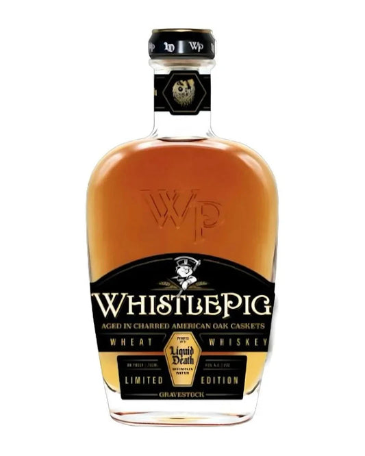 WhistlePig x Liquid Death Gravestock Limited Edition Wheat Whiskey