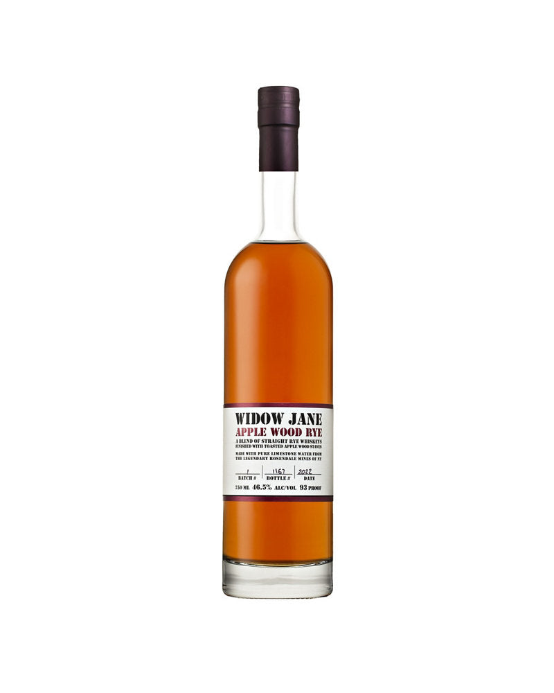 Widow Jane Oak & Apple Wood Aged Rye Mash Whiskey 750ml