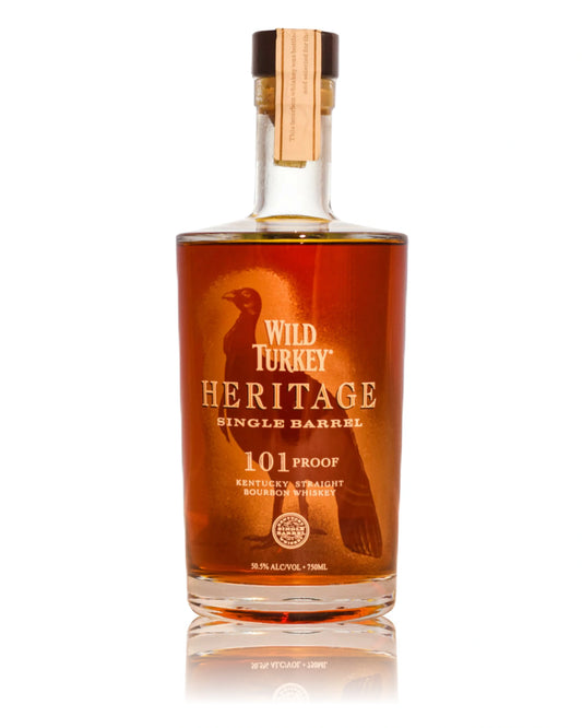 Wild Turkey Heritage 101 Proof Single Barrel Kentucky Straight Bourbon Whiskey 750ml