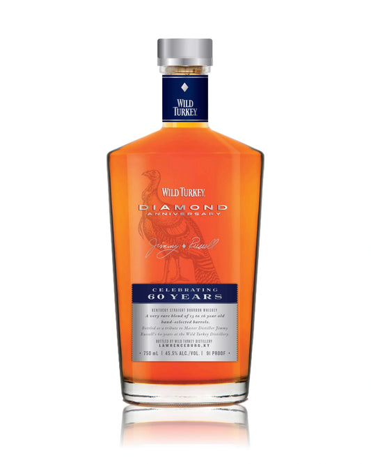 Wild Turkey Diamond Anniversary Kentucky Straight Bourbon Whiskey 750ml