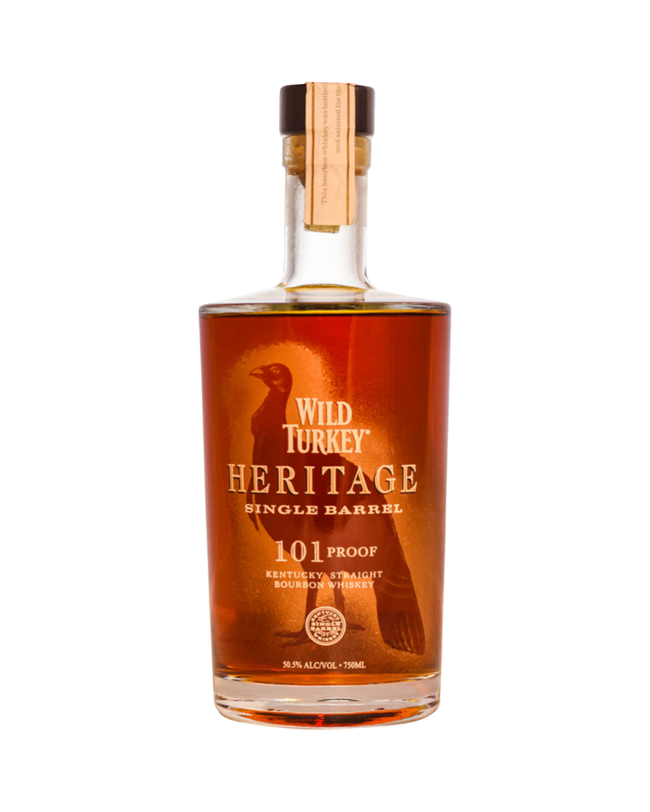 Wild Turkey Heritage 101 Proof Single Barrel Kentucky Straight Bourbon Whiskey 750ml