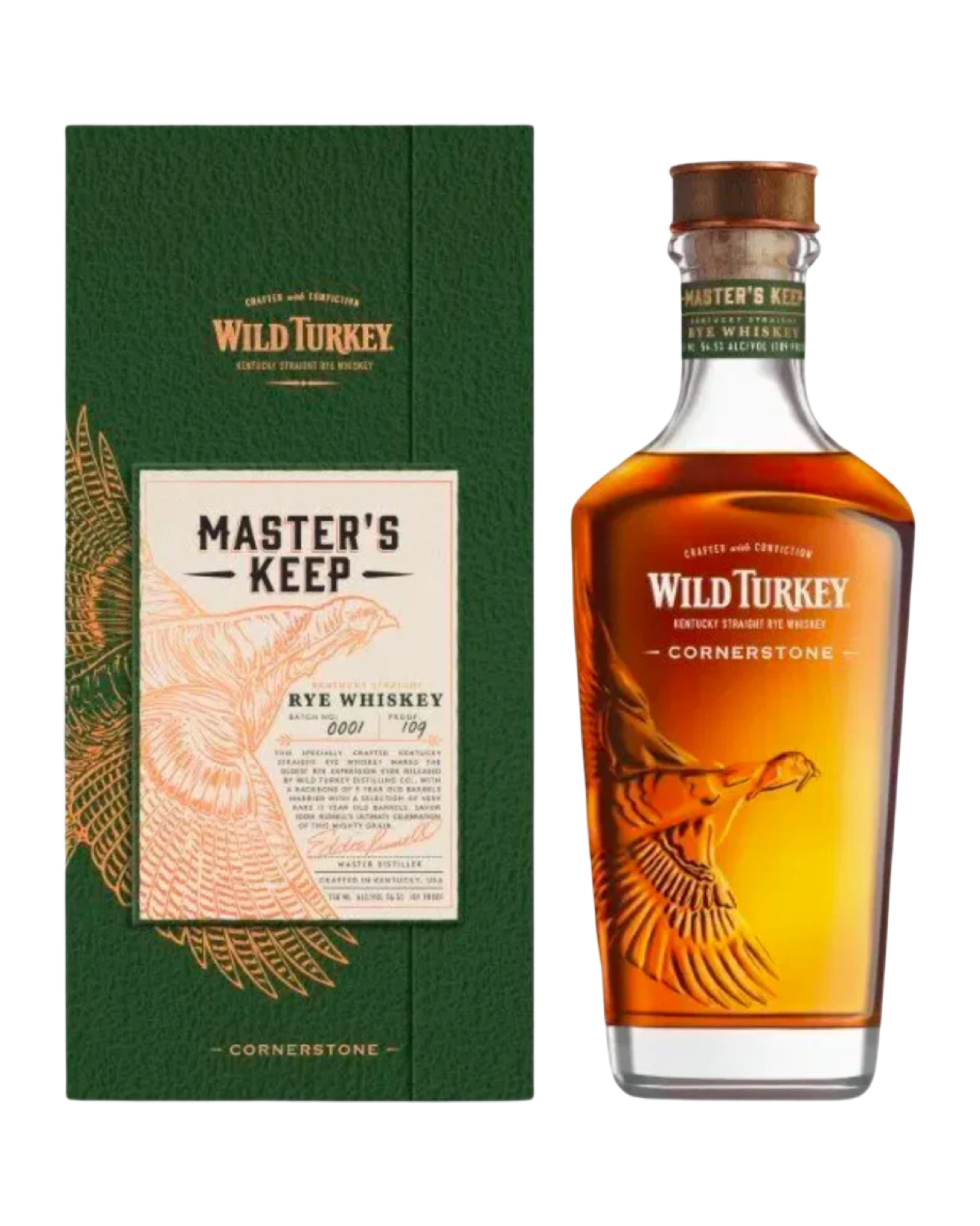 Wild Turkey Master's Keep Cornerstone Kentucky Straight Rye Whiskey 750ml