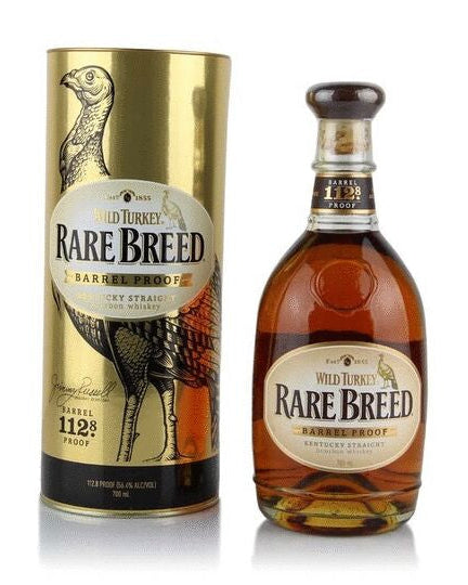 Wild Turkey Rare Breed Barrel Proof Kentucky Straight Bourbon Whiskey (Older Style Bottle Gold Tube) 700ml
