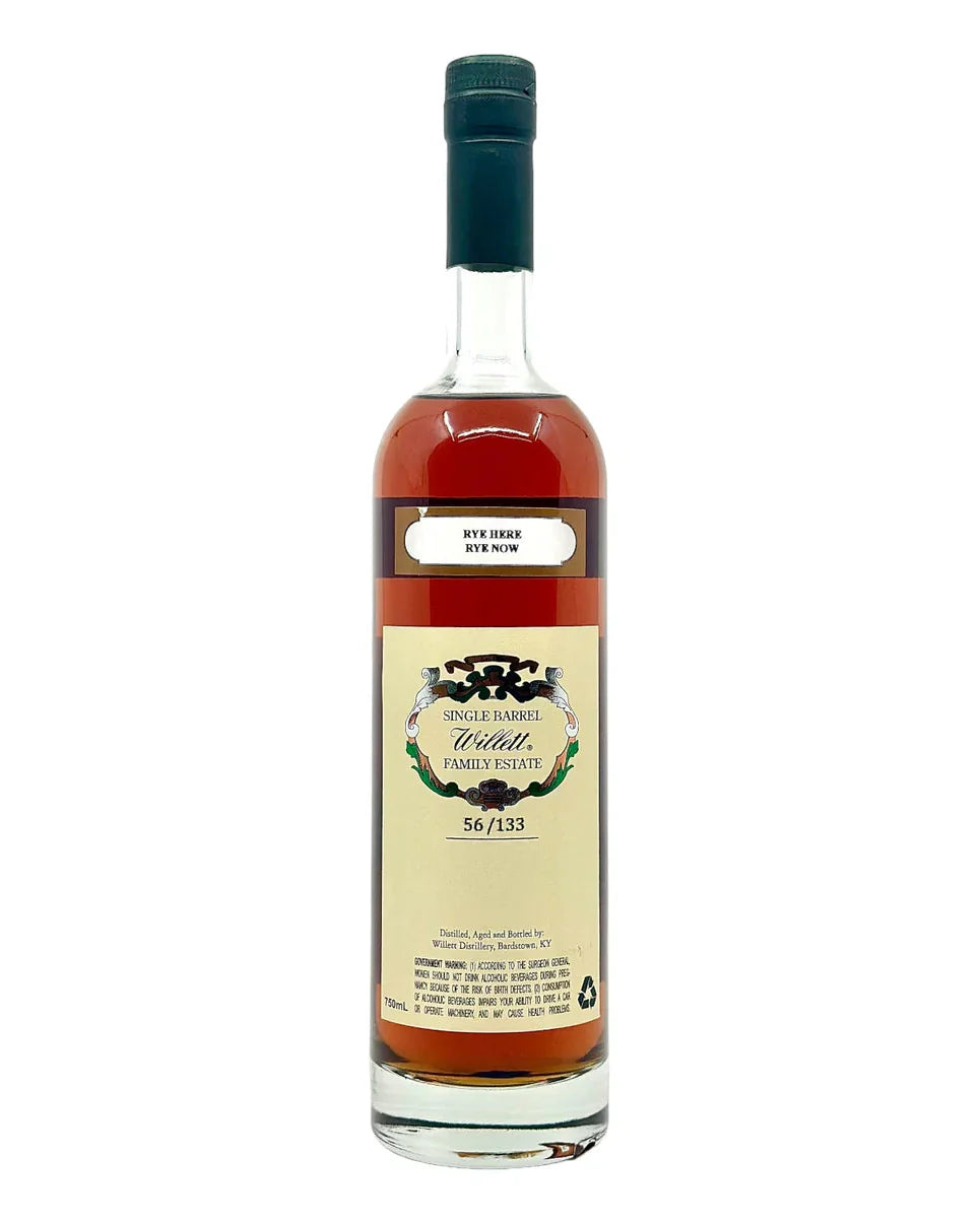 Willett Family Estate Bottled Single Barrel 11 Year Old Barrel No. 2431 Rye Here, Rye Now Kentucky Straight Rye Whiskey