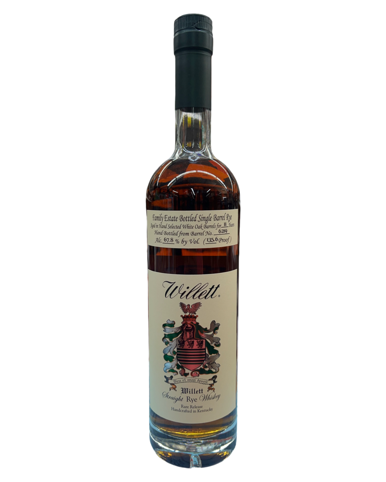 Willett Family Estate Bottled Single Barrel 12 Year Old Barrel No. 1447 Must Be Maniacs Kentucky Straight Rye Whiskey - Limit 1