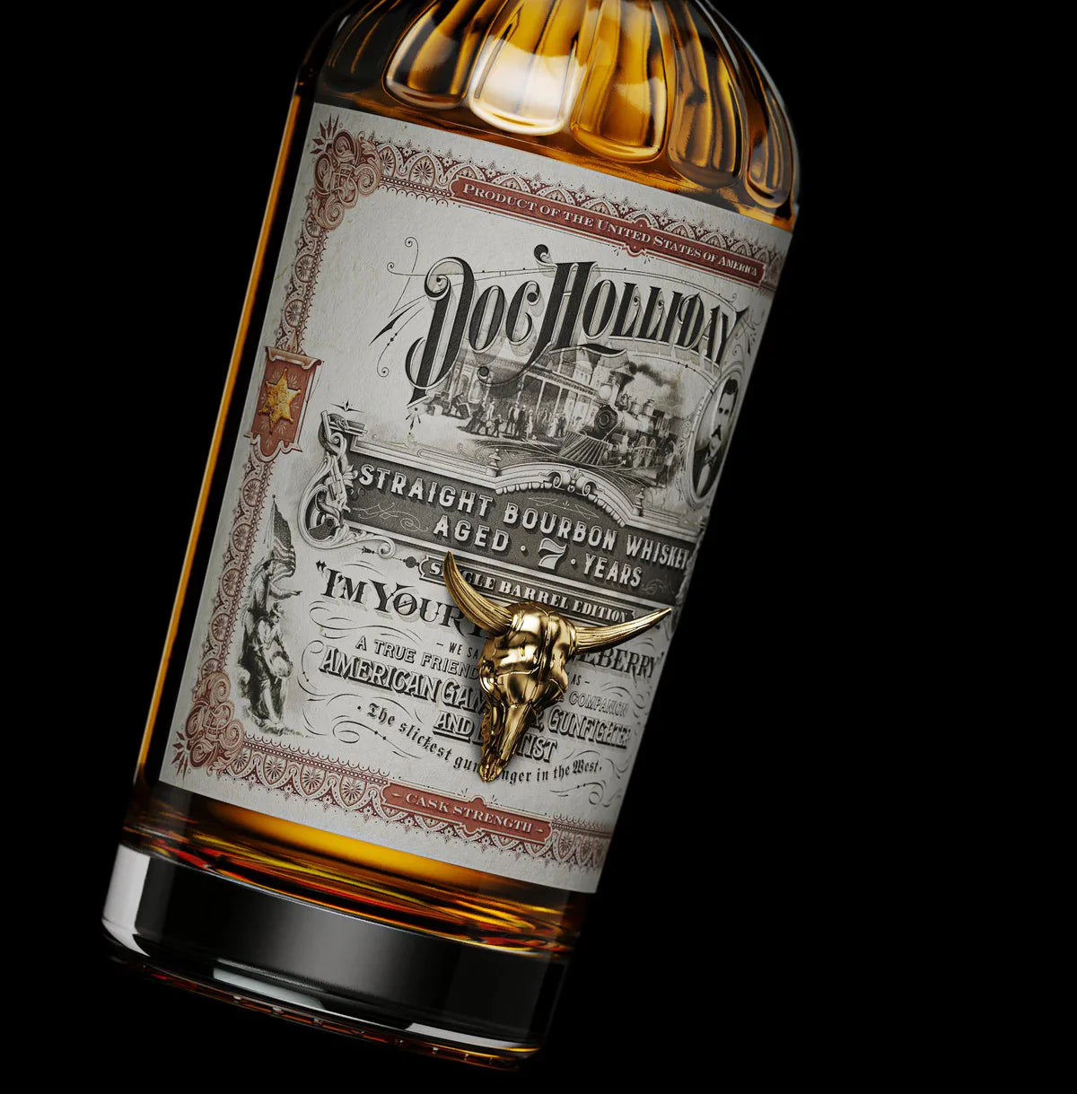 World Whiskey Society Doc Holliday 7 Year Old Straight Bourbon Whiskey