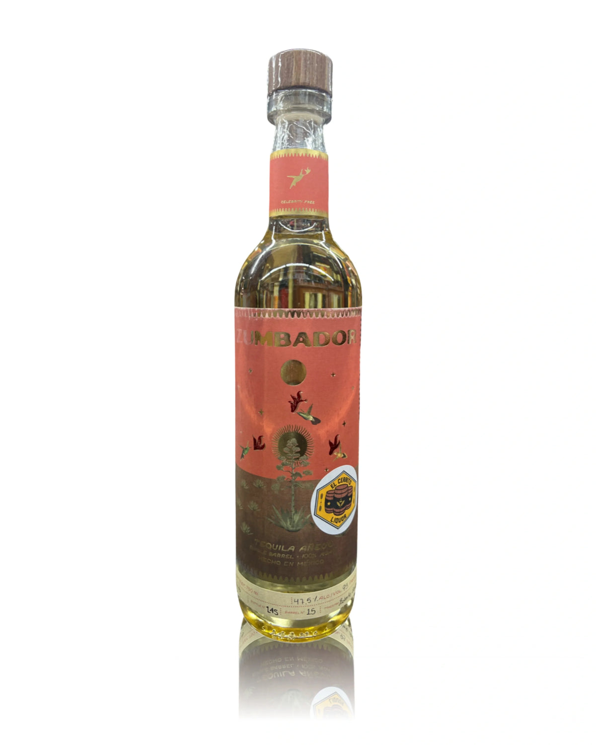 Zumbador Single Barrel El Cerrito Liquor Store Pick Anejo Tequila