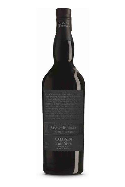 Oban Game of Thrones 'The Night's Watch' Bay Reserve Single Malt Scotch Whisky 750ml