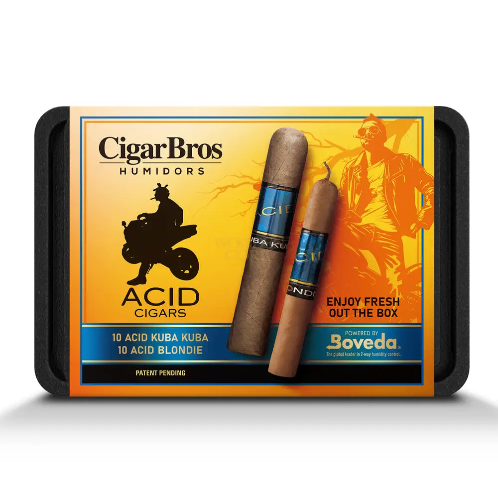 Acid Blondie Cigar With Personal Humidor by CigarBros (Box of 10)
