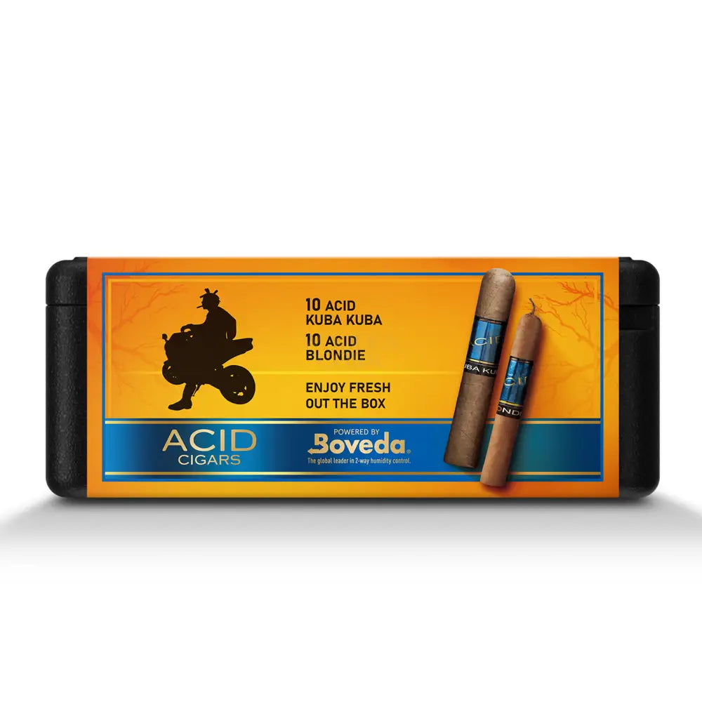 Acid Blondie Cigar With Personal Humidor by CigarBros (Box of 10)