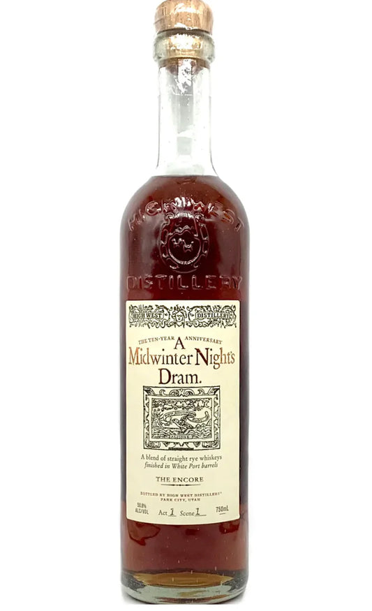 High West Distillery A Midwinter Night Dram The Encore Straight Rye Whiskey 750ml