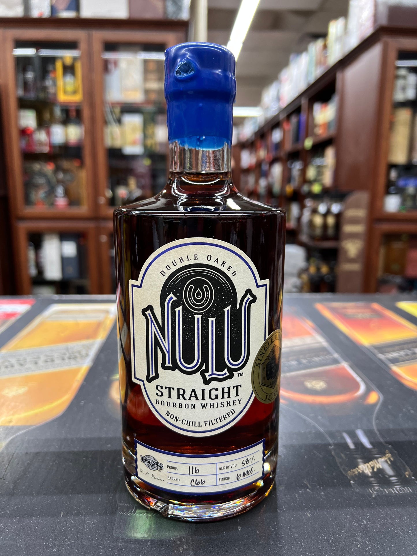 Nulu Double Oaked  El Cerrito Liquor Store Pick Straight Bourbon Whiskey