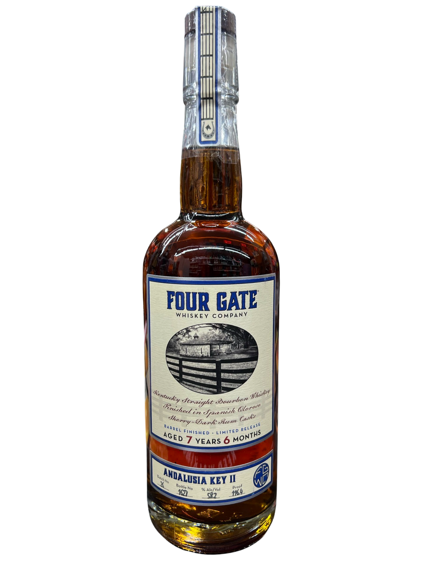 Four Gate 7 Year Old Andalusia Key Kentucky Straight Bourbon Whiskey 750ml