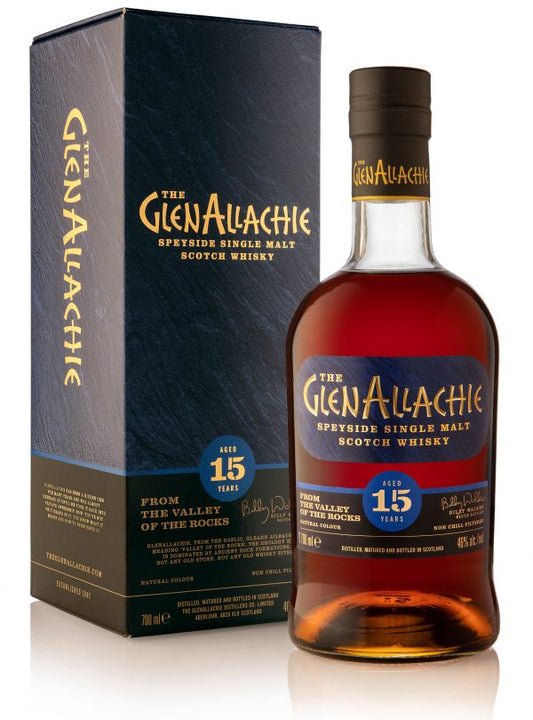 GlenAllachie 15 Year Old Single Malt Scotch Whisky 700ml