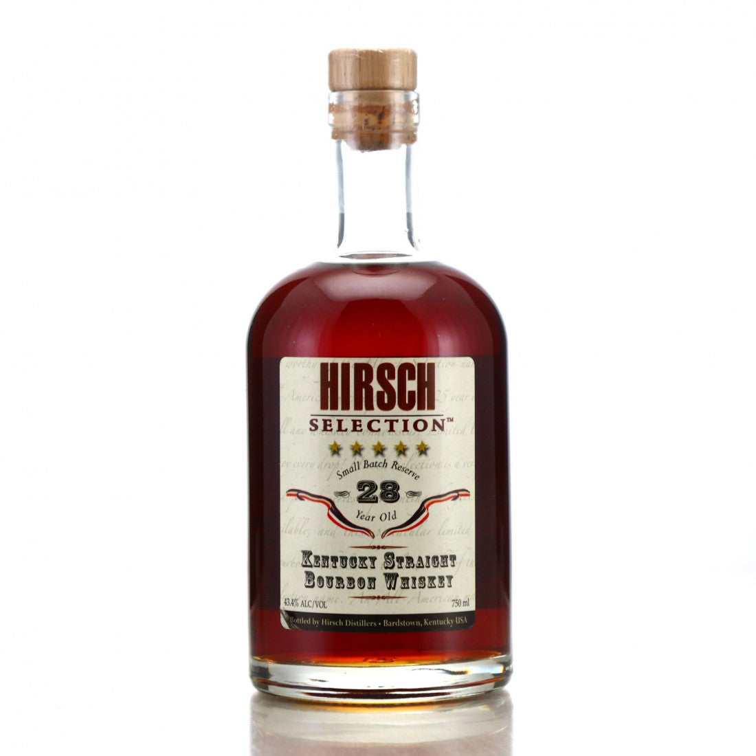 Hirsch 28 Year Old Selection Small Batch Reserve Straight Bourbon Whiskey 750ml