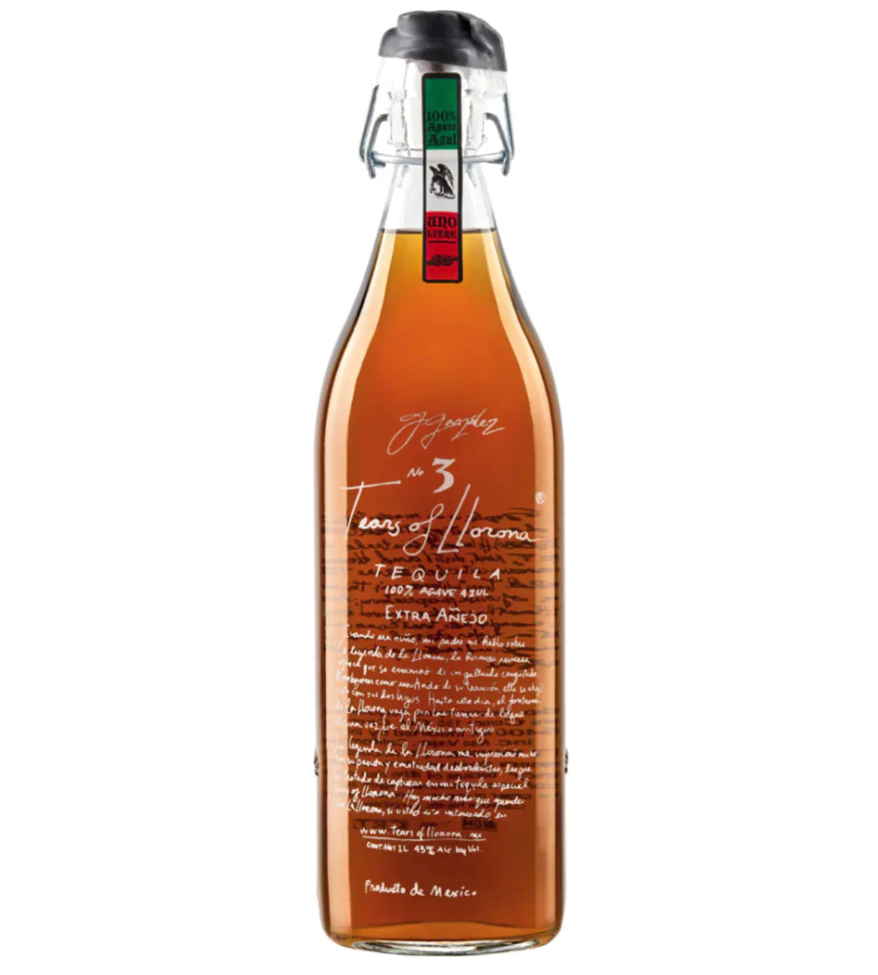 Tears of Llorona Extra Anejo Tequila 1Lt