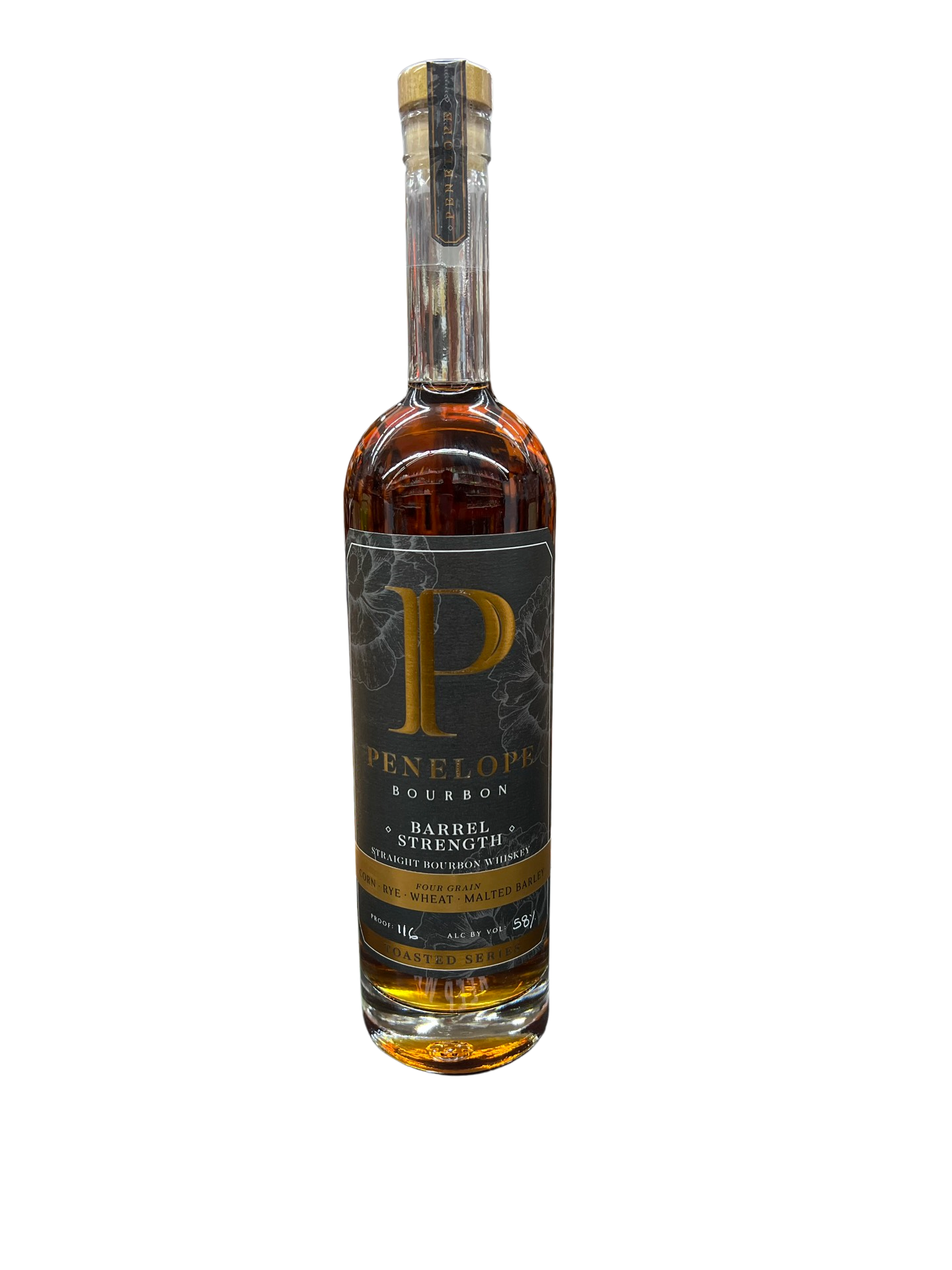 Penelope Toasted Series Four Grain Barrel Strength Straight Bourbon Whiskey 750ml